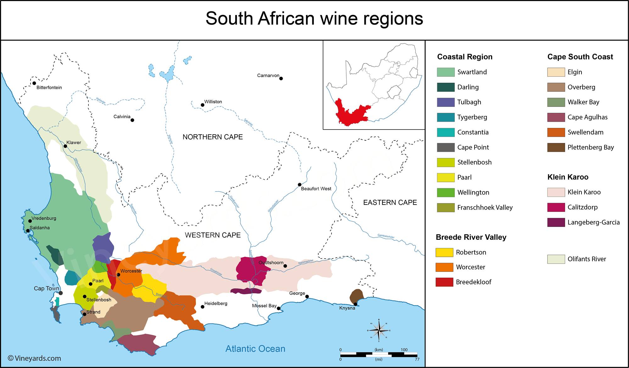 Wine Regions in South Africa